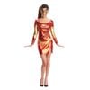 Iron Lady Rescue Superhero Halloween Costume for Adults, Large
