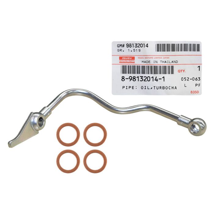 Genuine Turbo Charger Oil Feed Pipe With Gaskets For Isuzu D-Max 4JJ1 3.0L VIIO 2012-2016