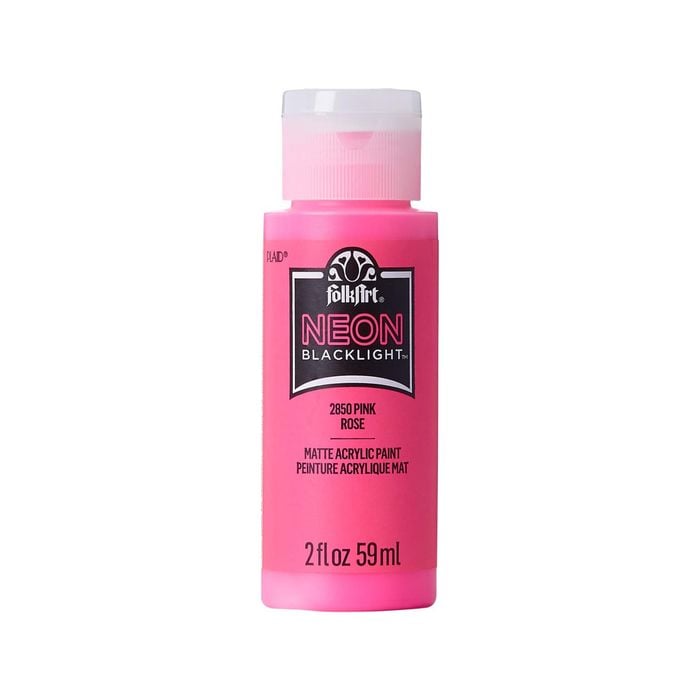 Folk Art Pink Neon Blacklight Acrylic Paint