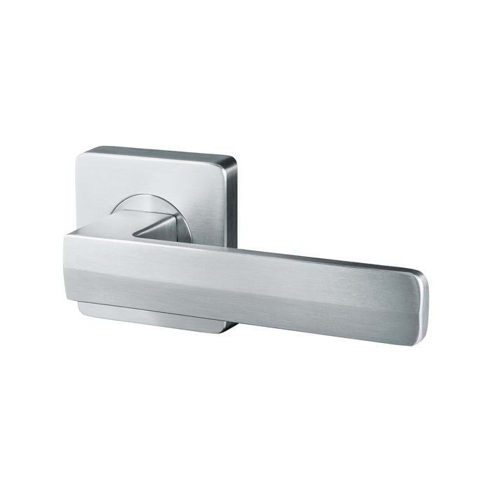 Schlage Satin Stainless Steel Verta Series Furniture Lever Set