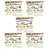5x Kaleidoscope 120-page Jumbo Create A Story Writing/drawing Pad Kids/child 5y+