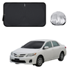 Front Windscreen Sun Shade for Toyota Corolla 2007 - 2012 Hatch/Sedan (E140/150) - Standard 150 x 85 cm - Black