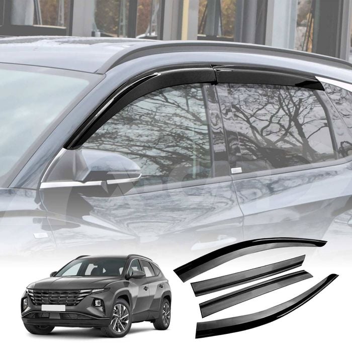 Weathershields for Hyundai Tucson 2021-2024 Car Weather Shields Wind Deflectors Window Visor