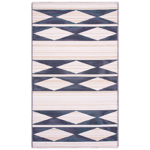 Fab Habitat 180x270cm Multicolour Cairo Modern Outdoor Recycled Plastic Rug