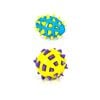 Yes4pets 2 X Large Dog Puppy Rubber Spike Tpr Football Ball Dental Hygiene Chew Play Toy