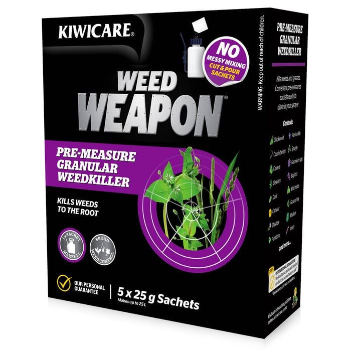 Kiwicare 125G Weed Weapon Pre Measure Granular Weedkiller