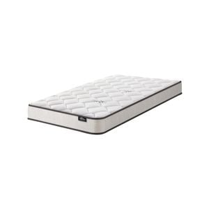 Bedra King Single Mattress Bonnell Spring Bed Boucle Fabric 16cm