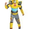 Transformer Bumblebee Boys Muscle Chest Costume - Large