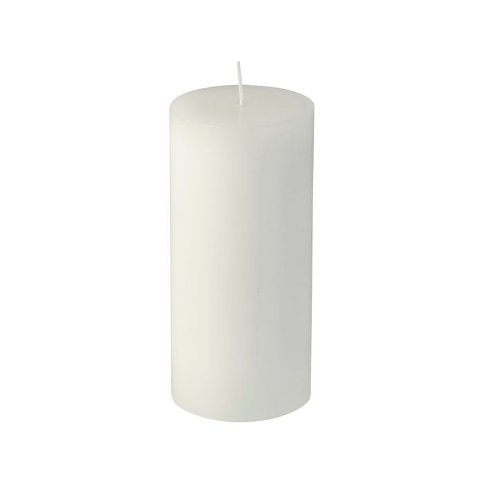 Waxworks 15cm White Citronella Pillar Candle 