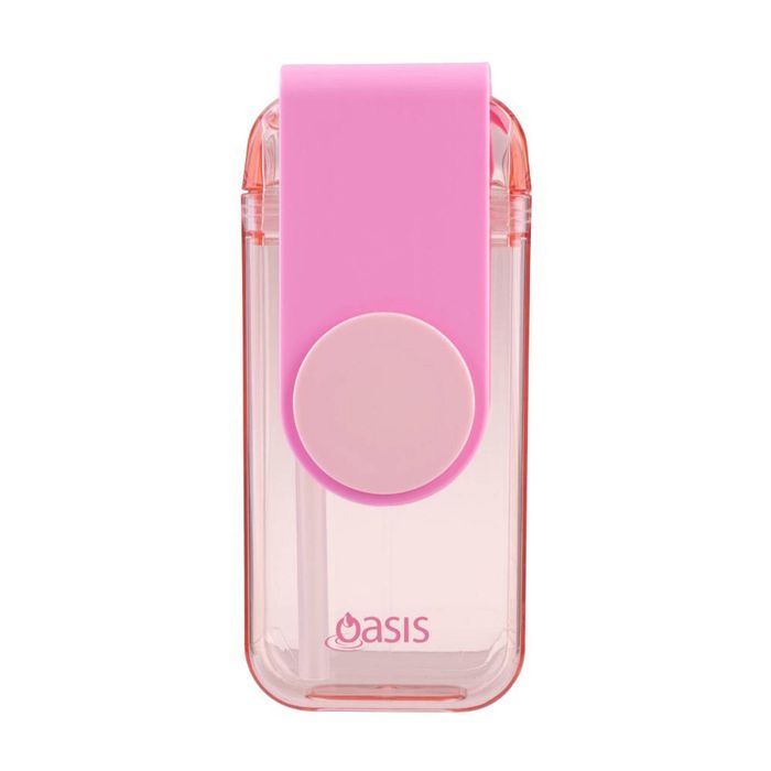 Oasis Kids Tritan Juice Box with Straw 300ml - Pink