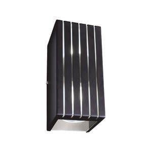 Brilliant Black Orelia Up / Down Ambient Wall Light