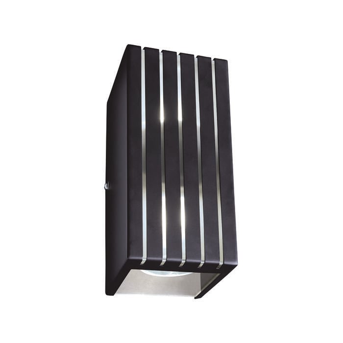 Brilliant Black Orelia Up / Down Ambient Wall Light