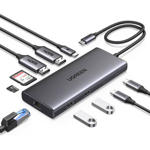 Ugreen 10-in-1 USB-C Hub with Dual 4K display