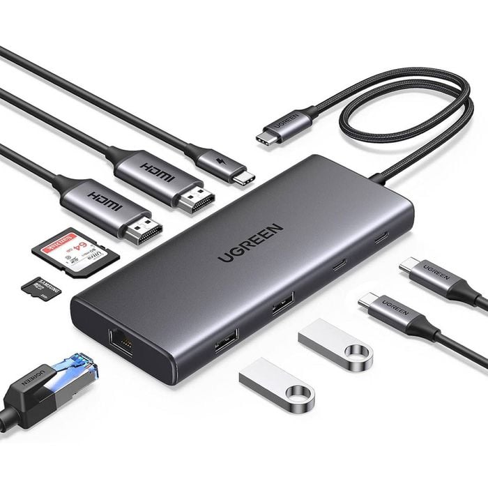 Ugreen 10-in-1 USB-C Hub with Dual 4K display