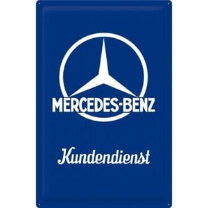 Nostalgic Art Mercedes-Benz Customer Service 40x60cm Metal XL Sign