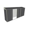 Build-a-Shed 0.8 x 4.5 x 2m Skillion Double Sliding Side Door Shed - Grey