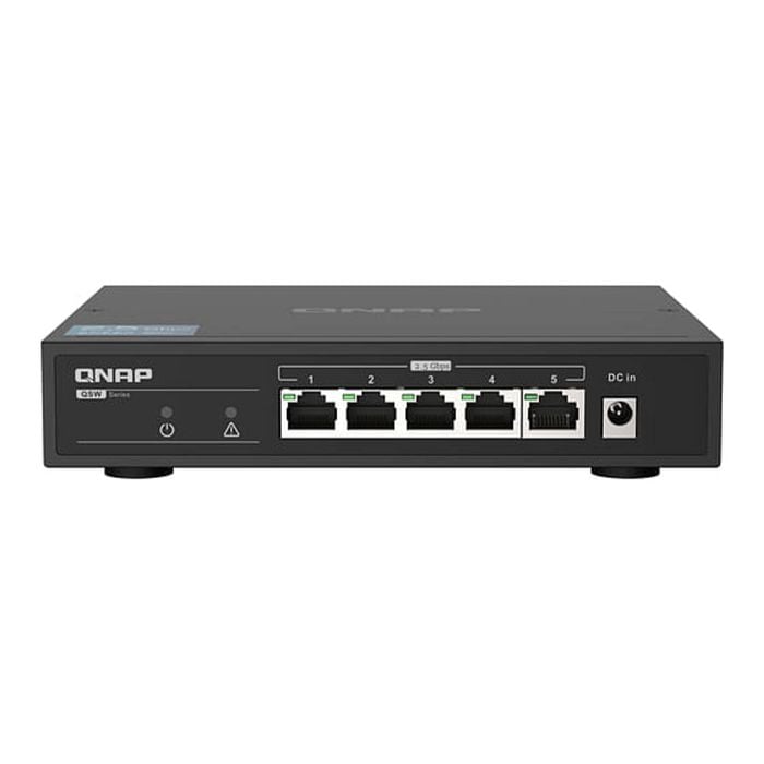 Qnap 5-port 2.5gbe Unmanaged Desktop Switch [qsw-1105-5t]