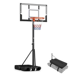 Costway 1-3.05m Basketball Hoop System Stand Weighted Base Anchor