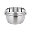 SOGA 3Pcs Polished Stainless Steel Mixing Bowl