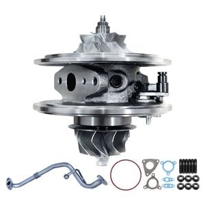 Upgrade Billet Turbo Cartridge CHRA Core With Oil Feed Pipe For Nissan Patrol GU ZD30 3.0L Fits Early DI 2000-2002