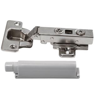 Hafele 110° Full Overlay Clip On Push Hinge - 1 Pair