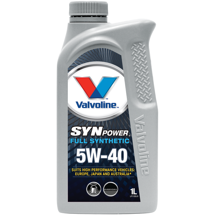 Valvoline 1L Synpower 5W-40 Full Synthetic Oil