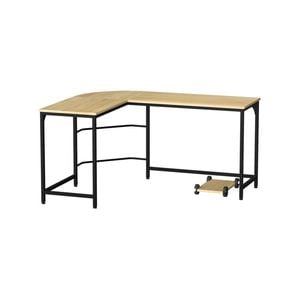 Artiss L-Shaped Computer Desk Oak
