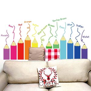 Catzon Color Educational Wall Decals Peel and Stick