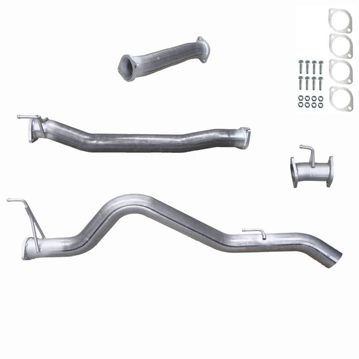 Ignite Exhausts Dpf Back For Holden Rg Colorado 2.8l 3" With Straight Pipe Only Raw Aluminised Steel
