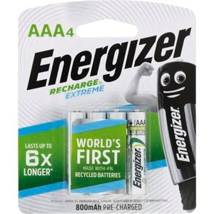 Energizer Rechargeable AAA Batteries - 4 Pack