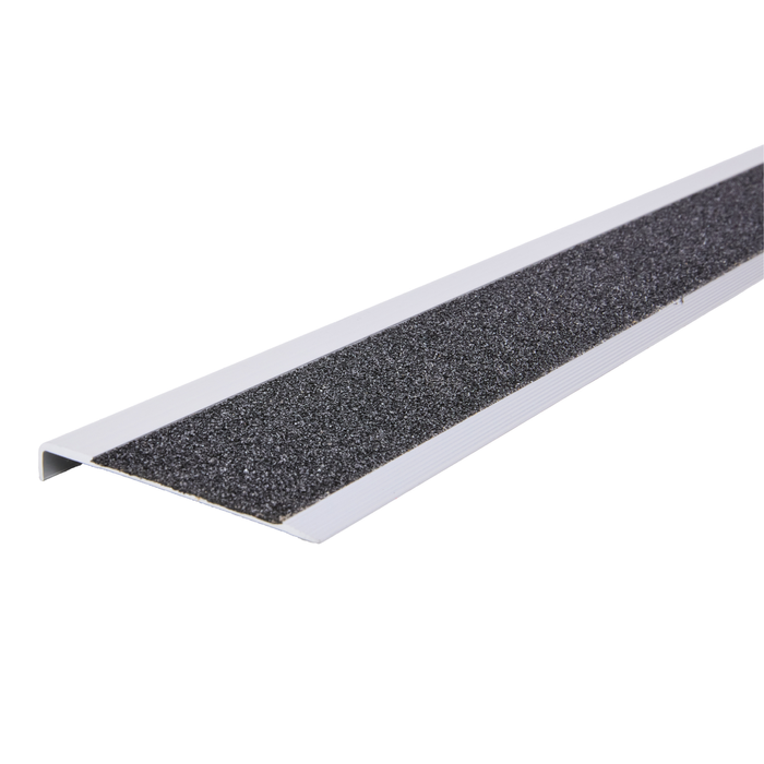 Brutus 75 x 1200mm Black Aluminium Stair Tread