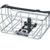 Basil Portland Rear Bicycle Basket Mik 25 Litres Chrome