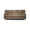 Cosmin 3 Seater Sofa with 2 Recliner Upholstered Fabric Reclining Lounge Couch Solid Wood Timber Frame - Sultry