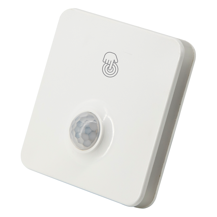 Arlec 360 Round Lit Square Shape Plug In Night Light With Motion Sensor - RGBW