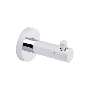 Azzurra Bathroom Furniture Chrome 18 Series Single Robe Hook