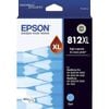 Epson GENUINE Original Epson 812XL High Capacity Cyan Ink Cartridge Toner C13T05E292