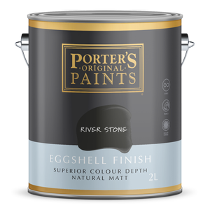 Porter's 2L River Stone Eggshell Finish Broadwall Washable Paint