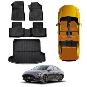 3D Floor Mats Boot Liner for MG MG5 2023-Onwards All Weather Heavy Duty Cargo Trunk Luggage Tray