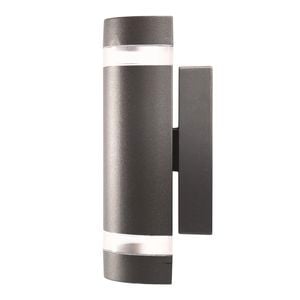 Brilliant 35W Charcoal Kimberley Curved Wall Light