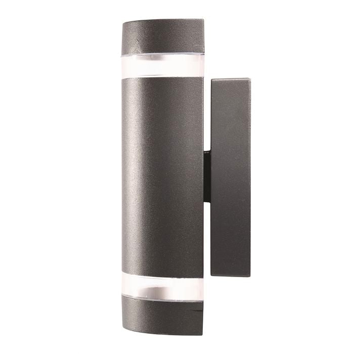 Brilliant 35W Charcoal Kimberley Curved Wall Light