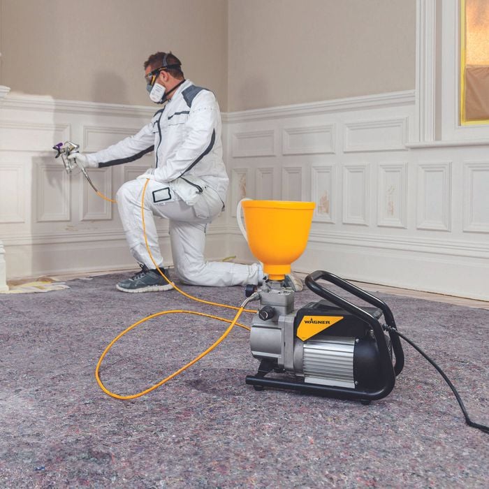 Wagner SF21 Pro Paint Sprayer 2 in 1 Plus Includes 24 Spray Tip Extension Pole Bunnings Australia
