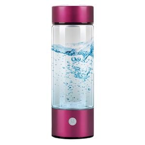 Catzon SPE PEM Hydrogen Water Bottle Generator-RoseRed