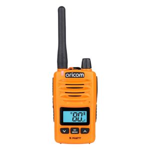 Oricom DTX600 Waterproof IP67 5 Watt Handheld UHF CB Radio - Orange