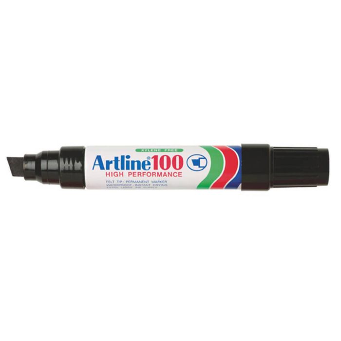 Artline Broad Tip Permanent Marker (Box of 6) (Black)