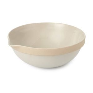Jamie Oliver Big Love Stoneware Mega Cooking/baking Mixing Bowl White 2.5l