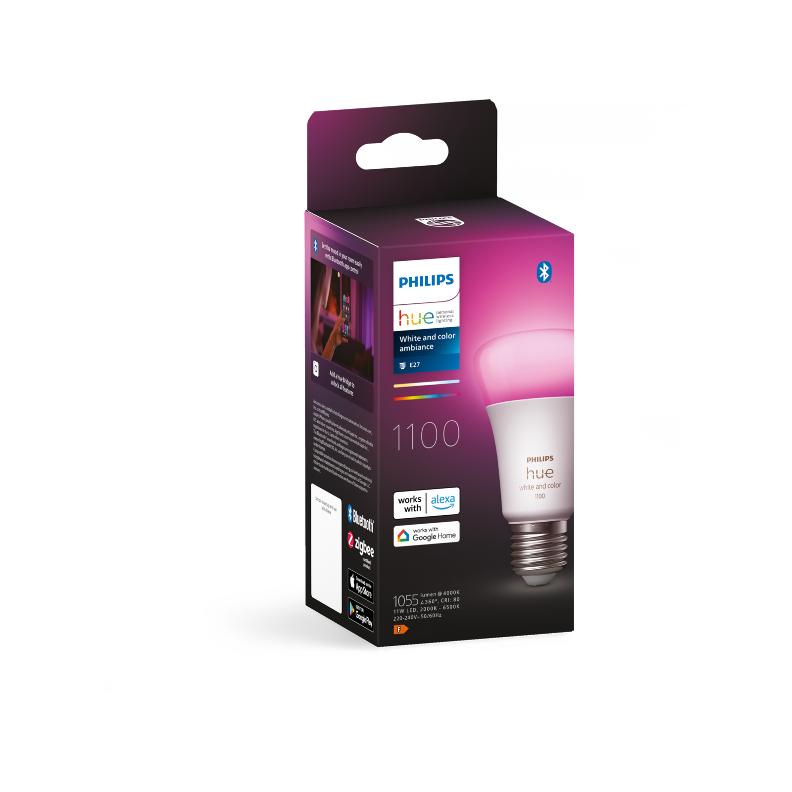 Philips Hue A60 E27 LED 1100Lm Colour 11W Smart Globe