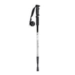 High Trek Wanderer Aluminium Walking Pole With Ski Grips White