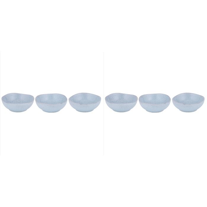 2x 3pc Ladelle Artisan Mini Serving Bowl Set - Blue