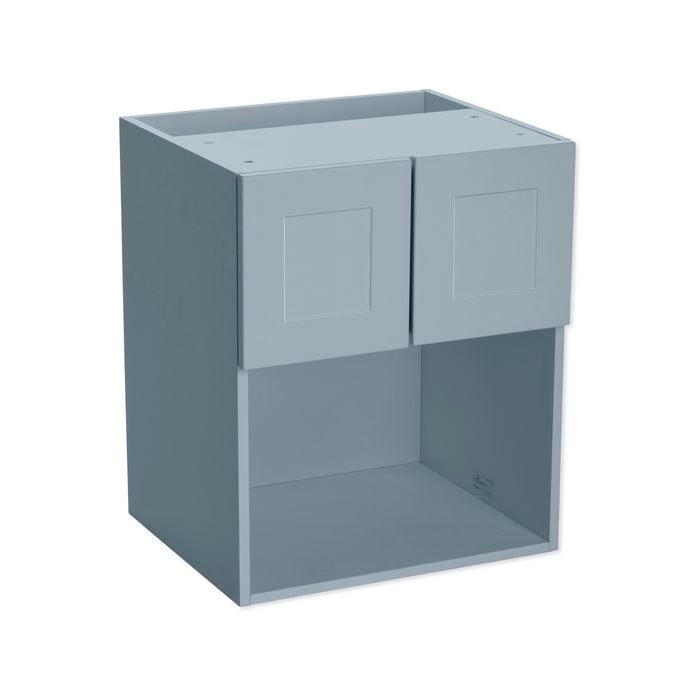 Kaboodle 600mm Danish Blue Alpine Wall Microwave Cabinet