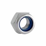 Pinnacle M5 Stainless Steel Nylon Lock Nut - 10 Pack